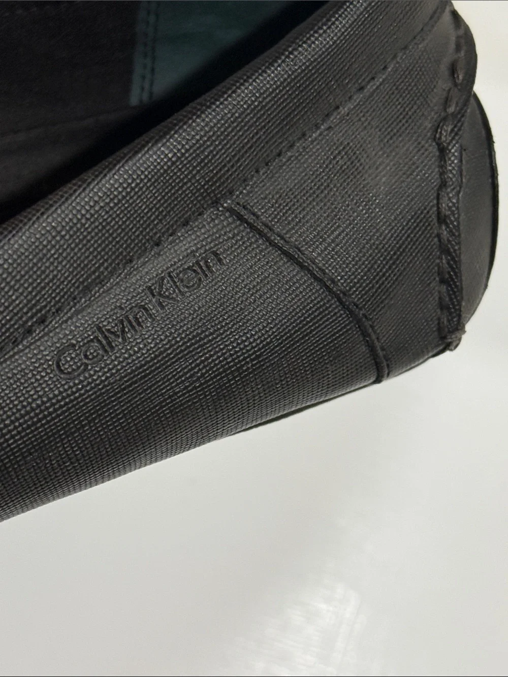 Calvin Klein Black Men’s Slip-On Magnus Penny Loafers with Metal Bit size 13